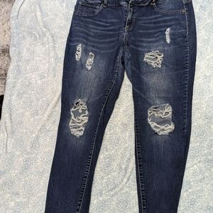 Maurice's ripped jean